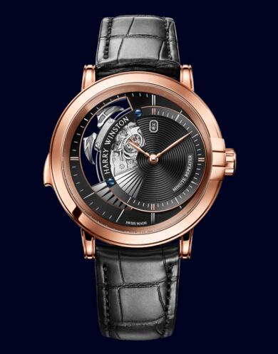 Harry Winston Midnight Minute Repeater MIDMMR42RR003 Replica Watch